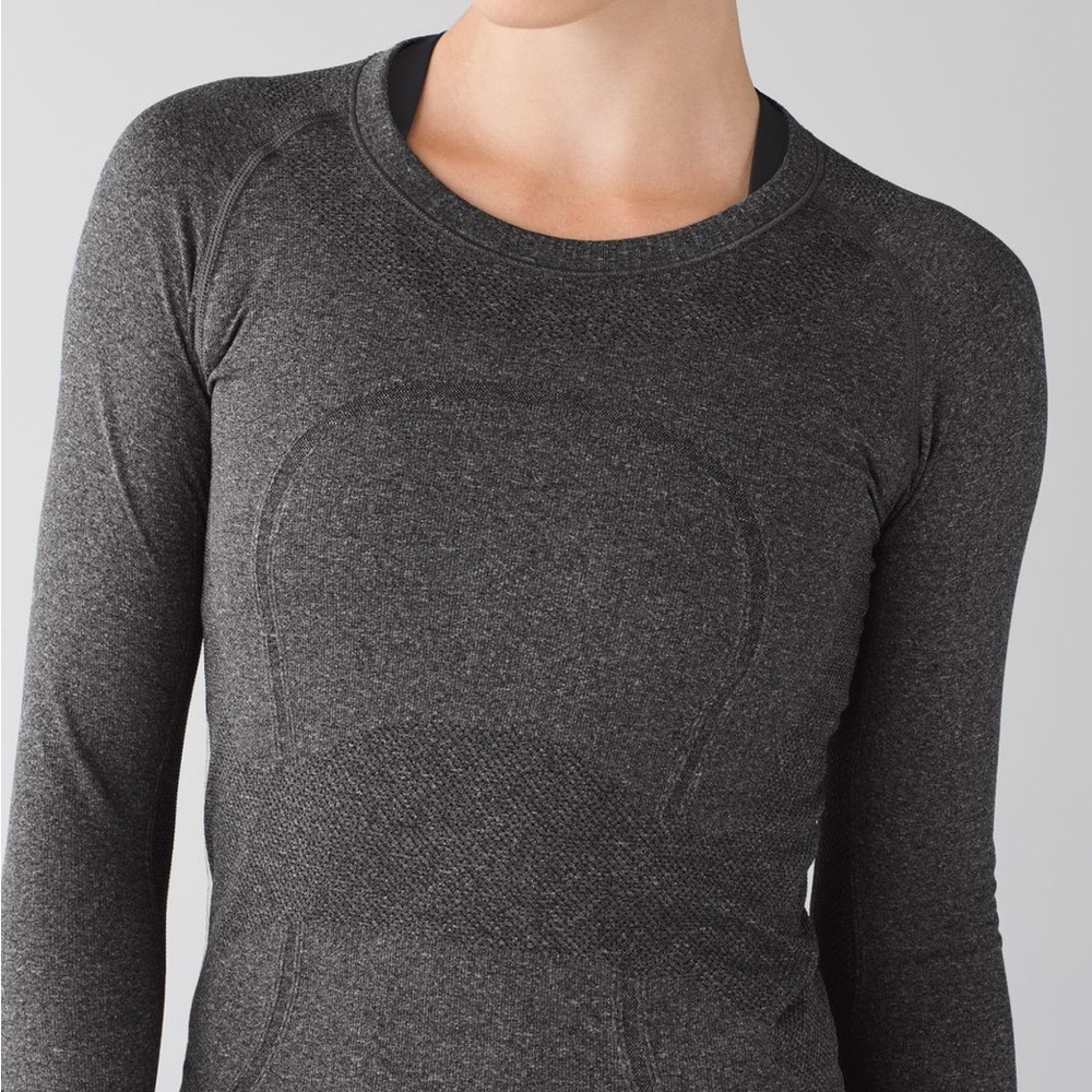 Lululemon swiftly tech Gray Long Sleeve Top